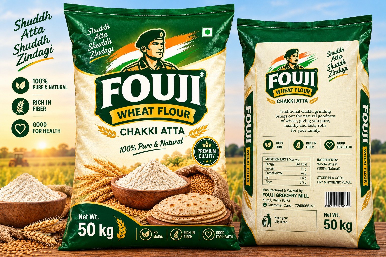 Fouji Wheat Flour 50 kg